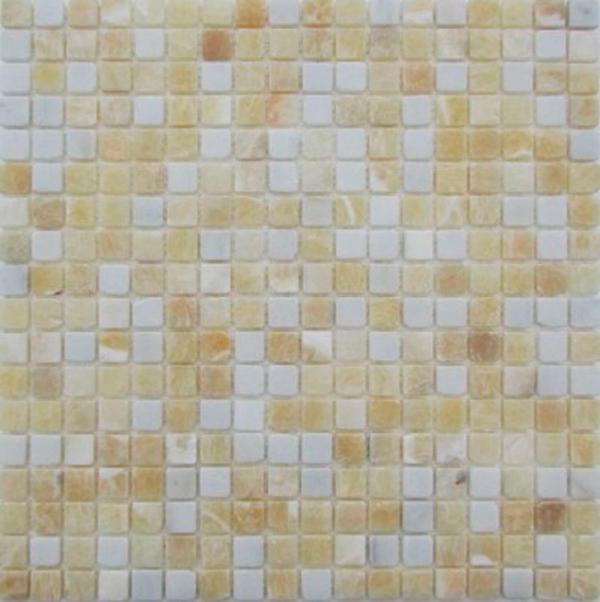 Мозаика из камня на сетке N20-207-15T ZZ |30.5x30.5