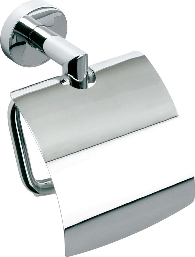 Держатель для т/б, с крышкой, (цв.хром), Omega ZZ