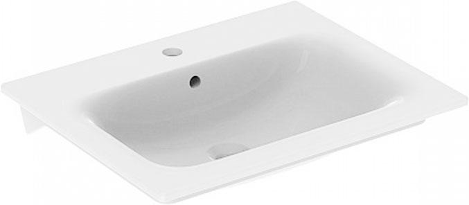 Раковина 600х480мм, с 1 отв.д/смесит., с переливом, (без креплений), Renova Plan ZZ