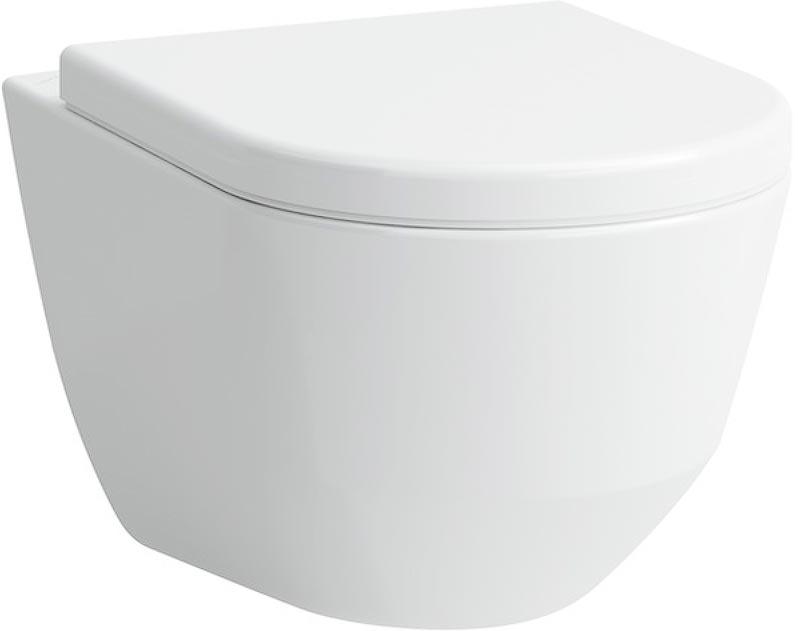 Унитаз подвесной, безободковый Rimless, 530х340, без сиденя, LCC, Laufen Pro ZZ