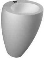 Раковина напольная, 52х53хh85см, с 1 отв. д/смес., (сифон с сист. скрытого перелива, крепл. в компл.) Alessi ZZ