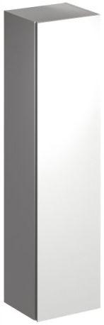 Шкаф пенал подвесн. 400хh1700х351мм, правый/левый, 2+4 полки, крепёж в комп., (цв. белый глянец), Xeno2 ZZ