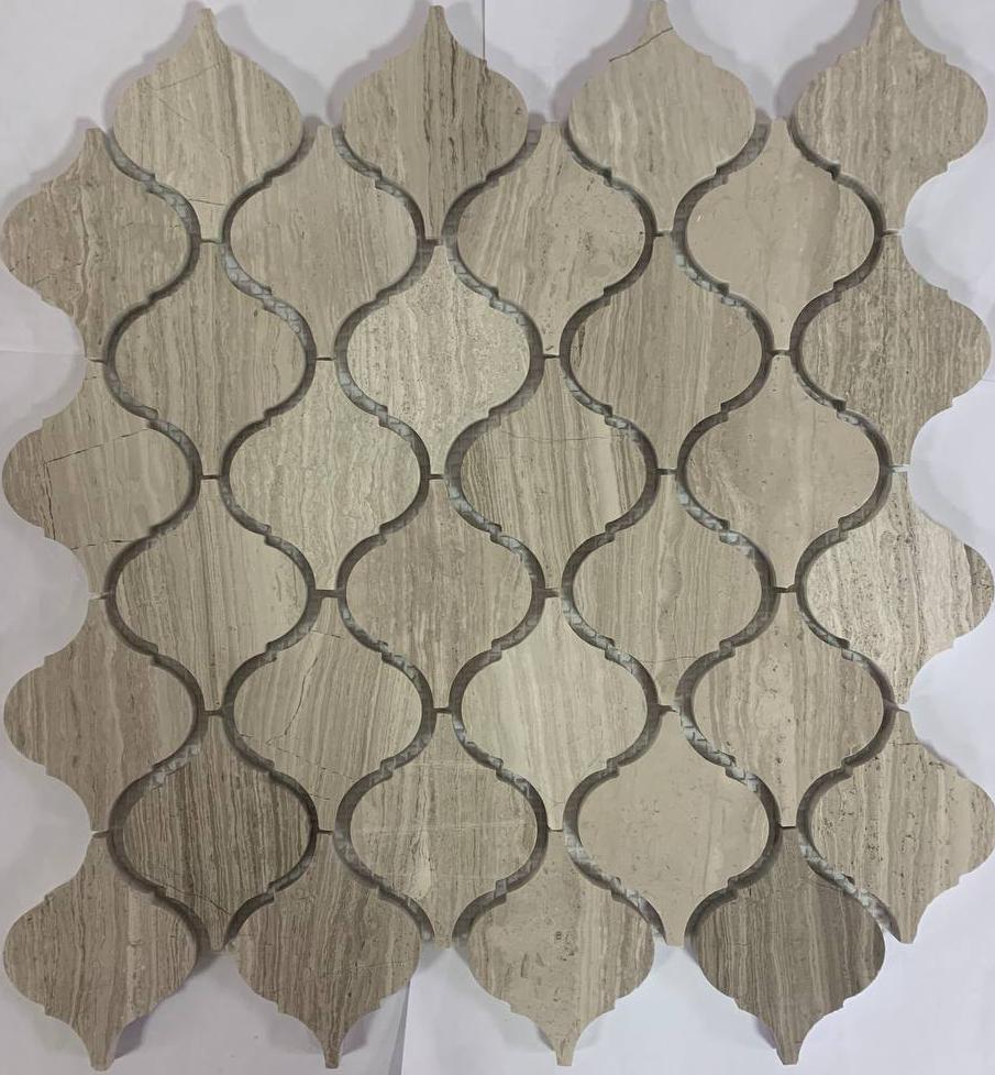 Мозаика из камня на сетке (M20-224P) М20-233 ZZ 29.5x30.5