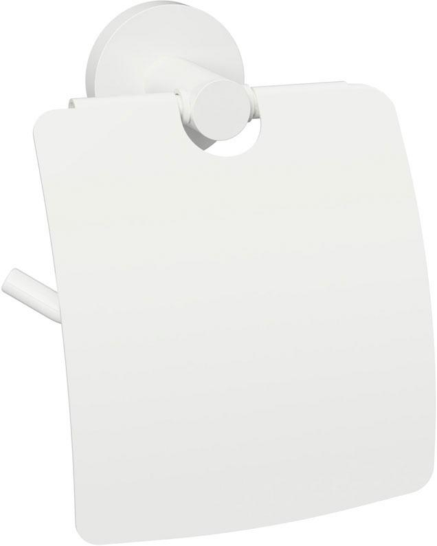 Держатель для т/б, с крышкой, (цв.сталь шлифованная), Neo ZZ