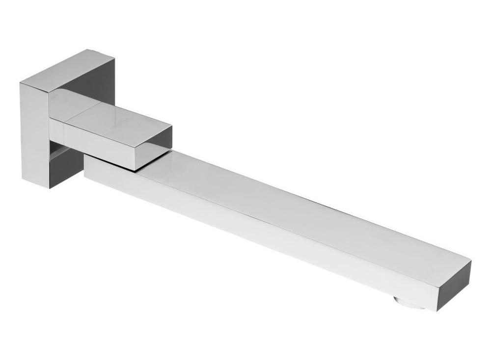 Излив поворотный, встраиваемый в стену, 24см, (цв.хром), Platta ZZ