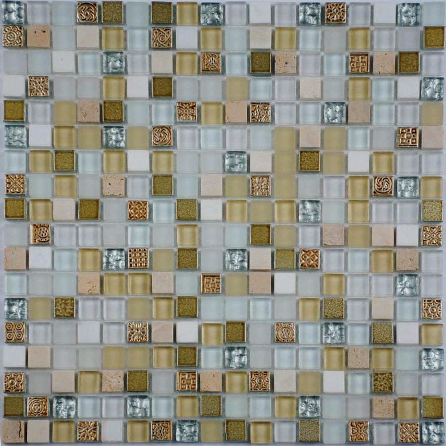 Мозаика из стекла на сетке SK10-200 ZZ 30x30