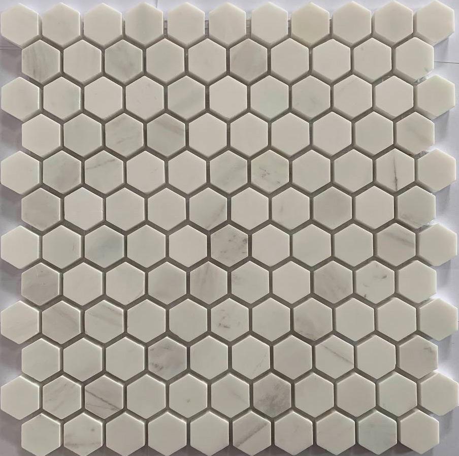 Мозаика из камня на сетке X21-013-P ZZ 28.5x29