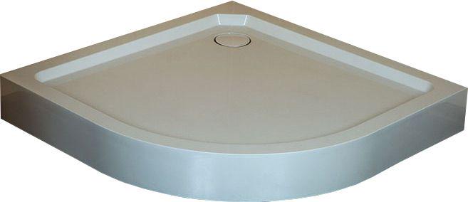 Поддон душевой 900х900h150мм, 1/4 круга, R550мм, с формов.передн.панелью, (сифон крышка цв.хром,ножки в компл.), композит SMS, Romance Collection ZZ