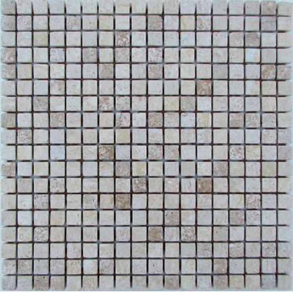 Мозаика из камня на сетке Т20-203-15Т ZZ |30.5x30.5