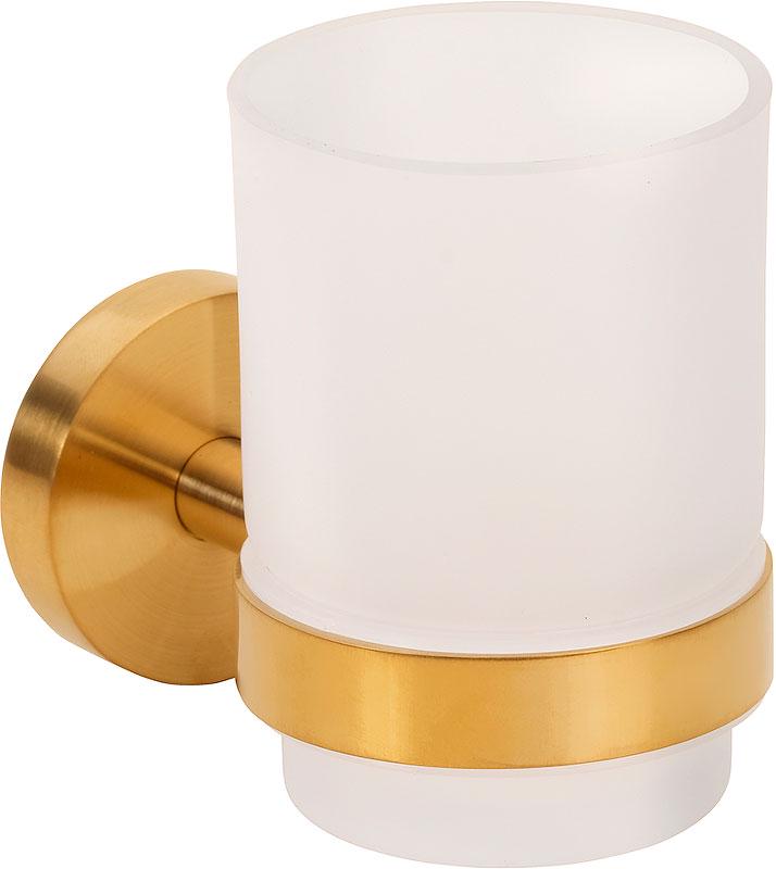 Стакан для зубных щеток (цв. матовое золото) ZZ