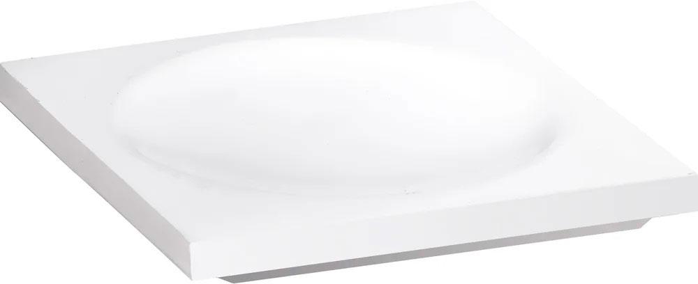 Мыльница настольная, (цв.белый матовый), Gamma ZZ