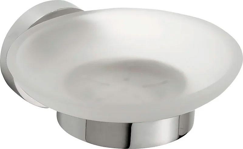 Мыльница подвесная, стекло, (цв. хром), Omega ZZ