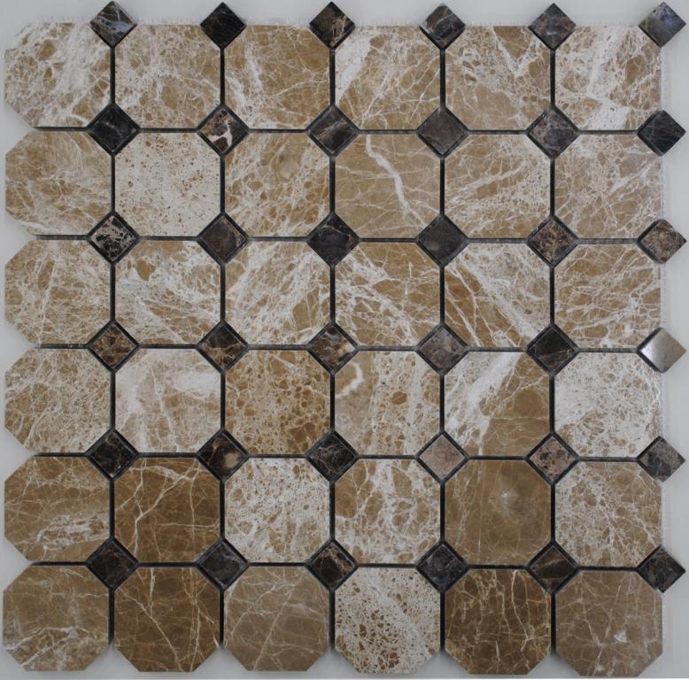 Мозаика из камня на сетке М20-319-1548Р ZZ |30.5x30.5