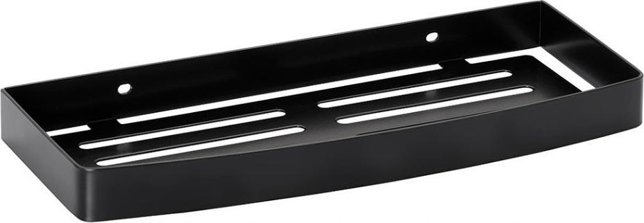 Полка-решетка (мыльница).300x115xh26мм, (цв.черный матовый), Dark ZZ