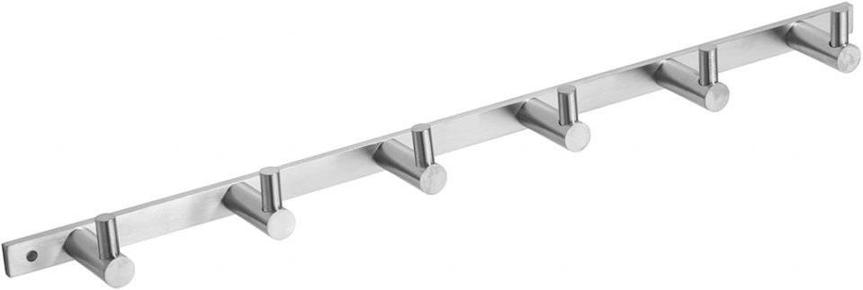 Крючок (планка с 6 крючками),  (цв. сталь шлифованная), Neo ZZ