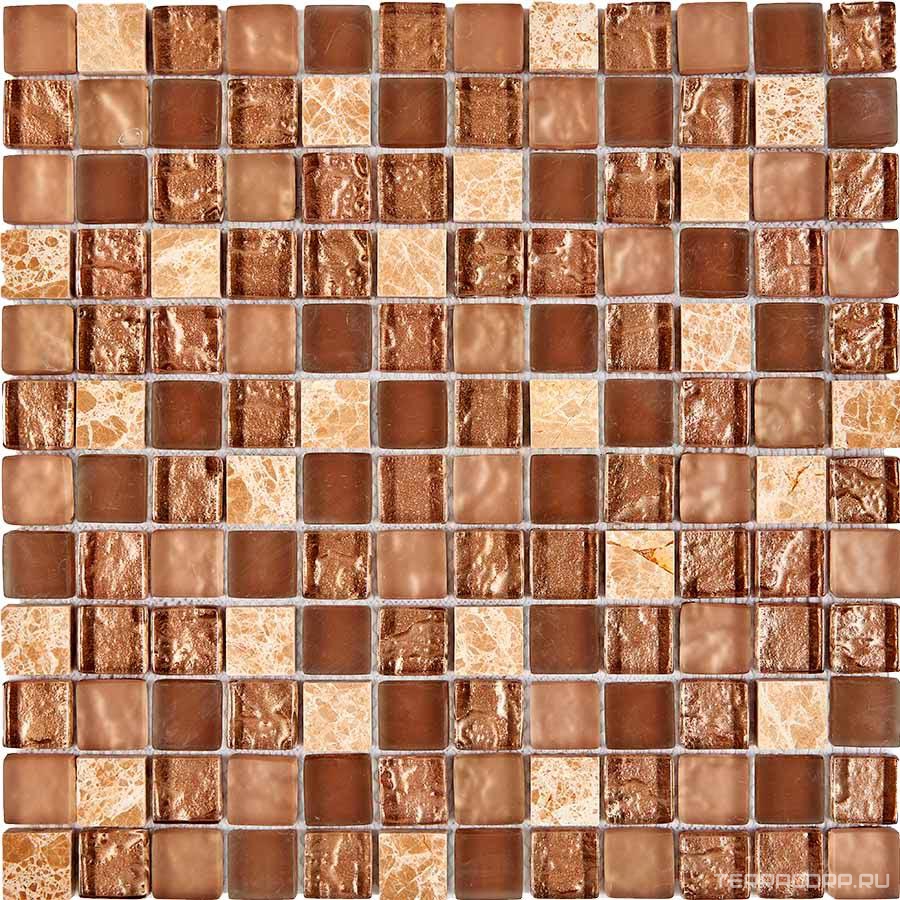 722 из мрамора и стекла (чип 23x23) 30х30