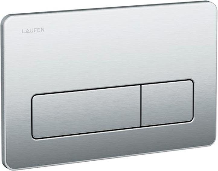 Кнопка смыва, 2 режима, 259х159мм, (металл нерж сталь), Laufen (LIS) ZZ