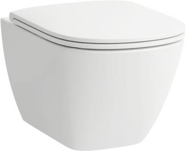 Унитаз подвесной 52х36см., безободковый, без сиденья, крепеж в компл., Lua ZZ