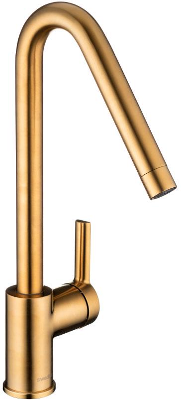 Смеситель для кухонной мойки, (цв.золото), Select ZZ