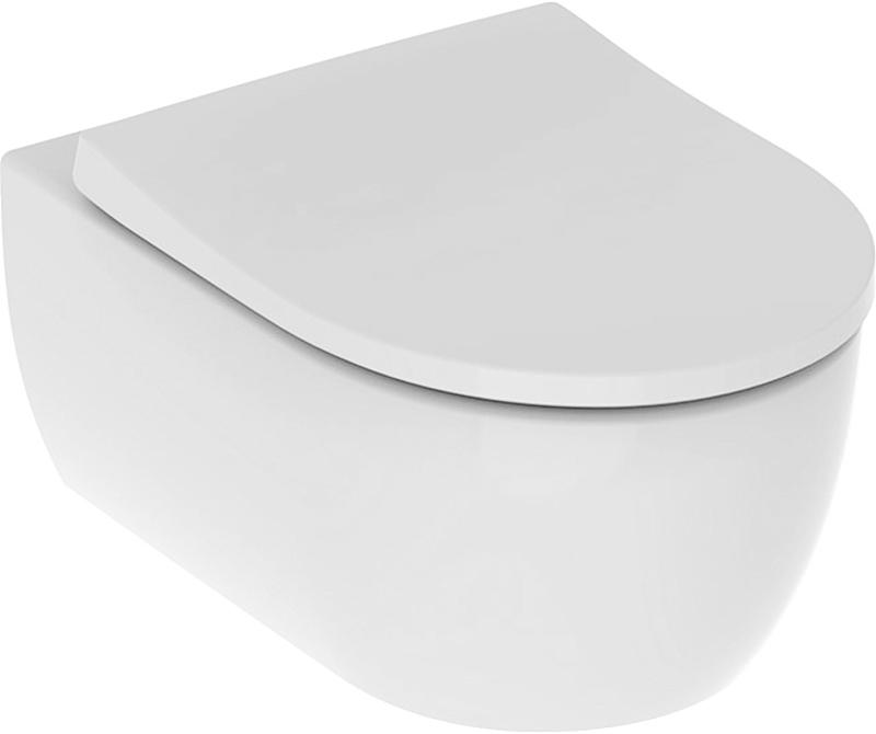 Унитаз подвесной 365х530мм, безободковый Rimfree®, сиденье с микролифтом в компл., iCon ZZ