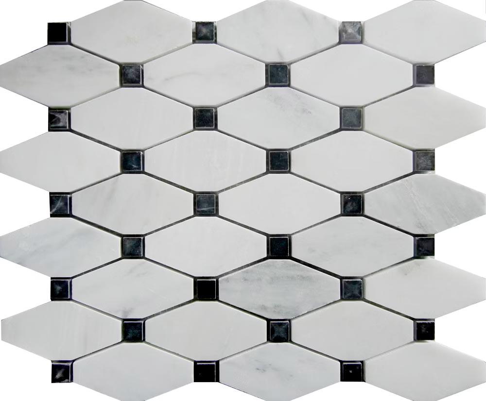 Мозаика из камня на сетке М20-212Р ZZ |29.5x34