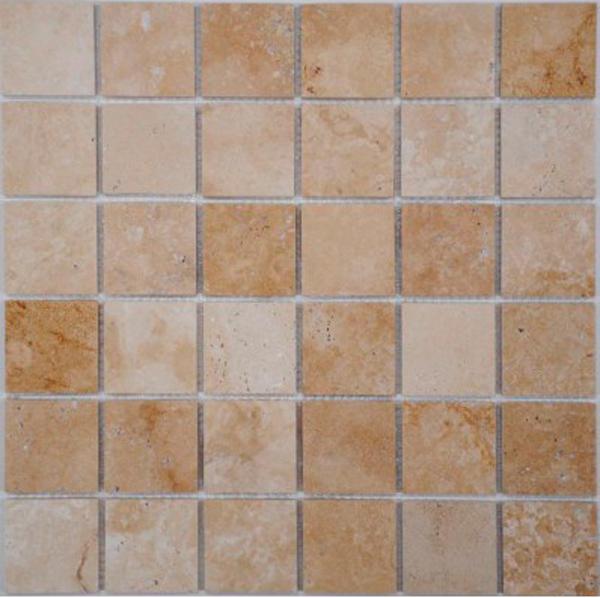 Мозаика из камня на сетке Т20-162-48Р ZZ |30.5x30.5