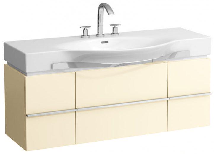 Шкафчик под раковину, 1195х375хh460мм, 2 выдв.ящика, 2 расп.двери, сифон в компл., (д/устан. с рак. арт. 8.1170.4…, 8.1270.4…), цв. 01 беж,Palace ZZ