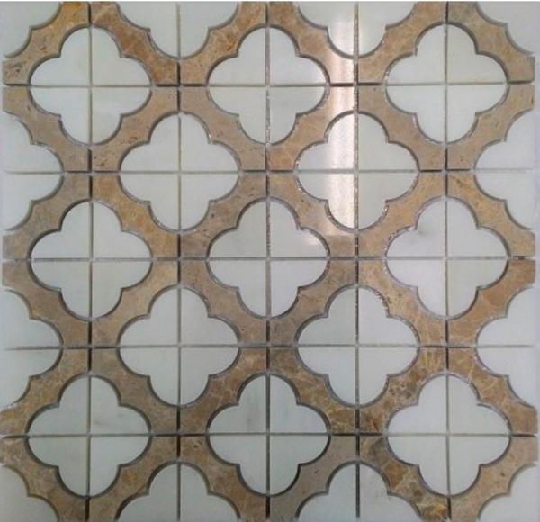 Мозаика из камня на сетке М20-211Р ZZ |30.5x30.5