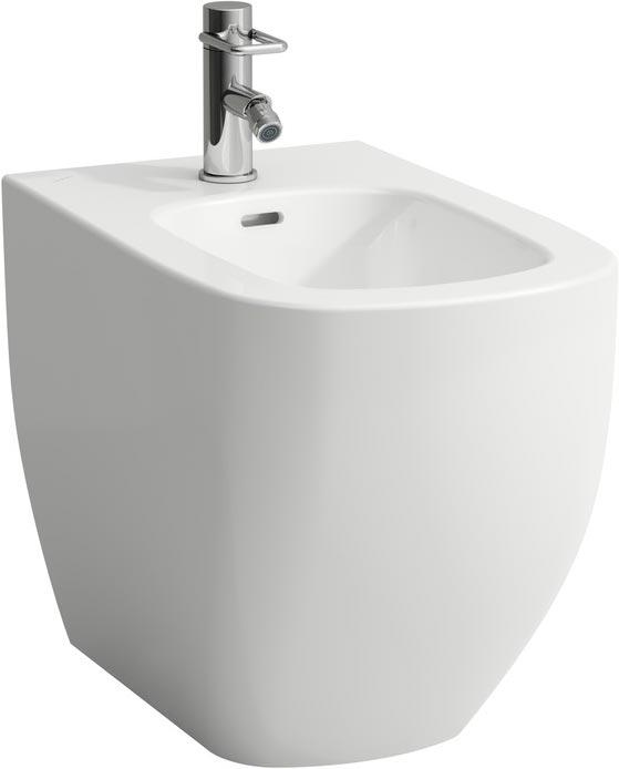 Биде напольное 560х360хh430мм, с 1 отв. д/смес., (крепл. в компл.), с покрытием LCC, Palomba ZZ