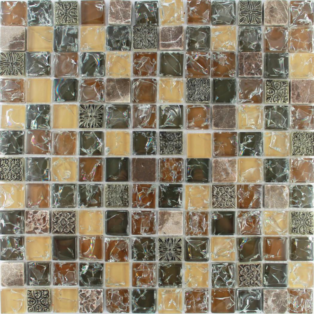 Мозаика Glass & Stone FXD010 комбинированная  (чип 23x23) ZZ|30x30