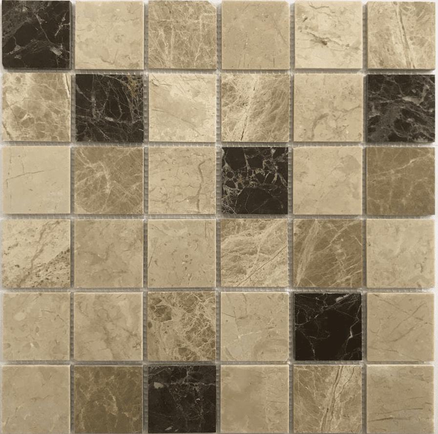 Мозаика из камня на сетке М20-279-48Р ZZ |30.5x30.5