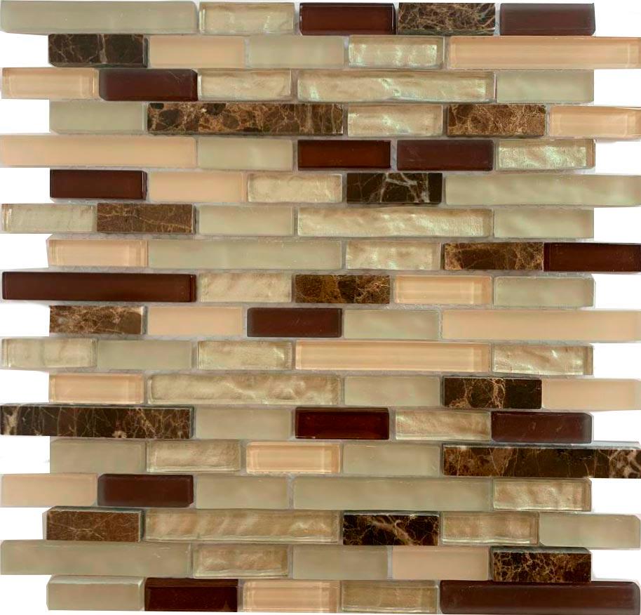 Мозаика из стекла на сетке SK10-205 ZZ 30x30