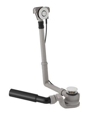 Слив-перелив для стандартн. ванн с кнопкой слива, поворотн. ручка и крышка сливного отверстия в компл. (цв. хром) Geberit Uniflex ZZ