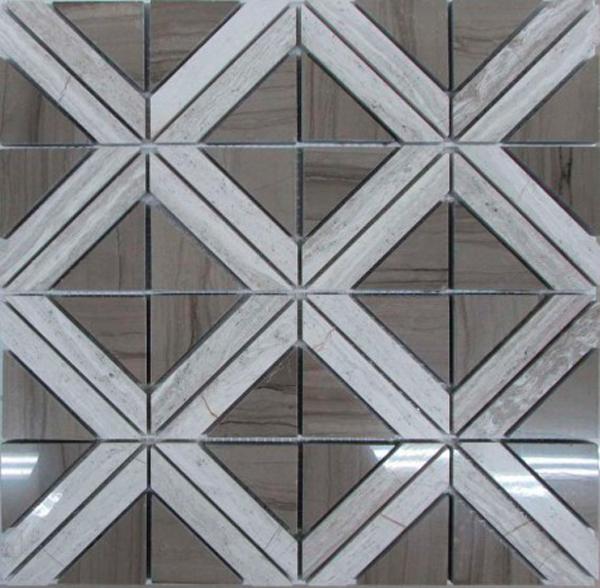 Мозаика из камня на сетке М20-220Р ZZ |30x30