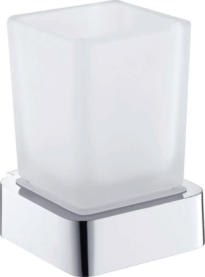 Стакан для зубных щеток настенный, (цв. хром), Solo ZZ