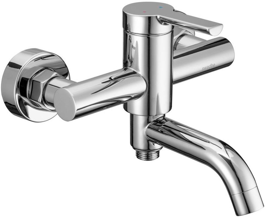 Смеситель для ванны с поворотным изливом, (цв.хром), Diana ZZ