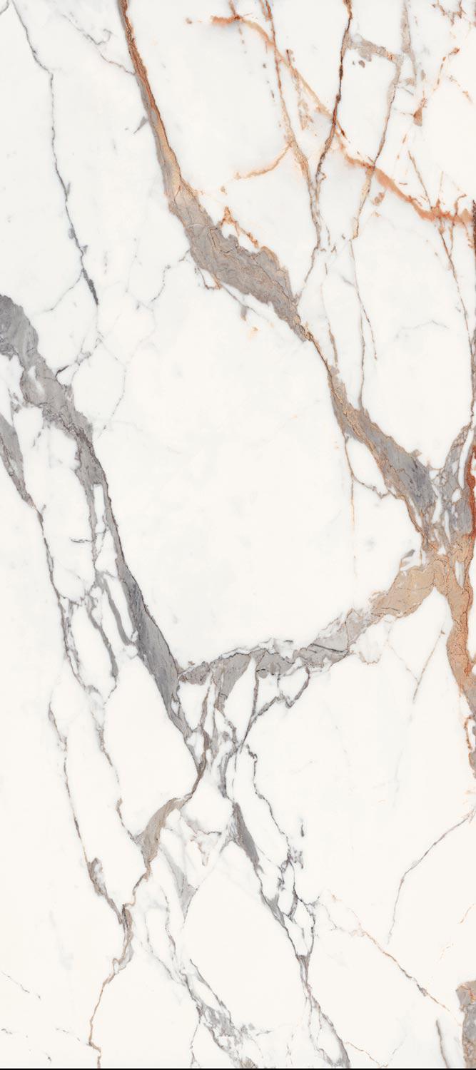 Luxury Gold White 6 mm glossy 120x270