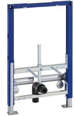 Монт. рама для подвесного биде, h82х50х4см, фановый отвод d 50мм, манжета d 32мм, (!!! БЕЗ ДОП.КРЕПЕЖА арт.111.815.00.1 и угловых фитингов), Duofix ZZ