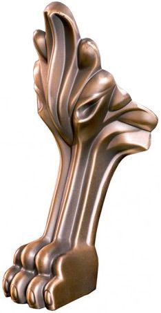 Ножки "Львиные лапы", комплект 4шт. с креплениями, (металл цв. бронза) для ванн Symphony, Romance, Opera, Sonata ZZ