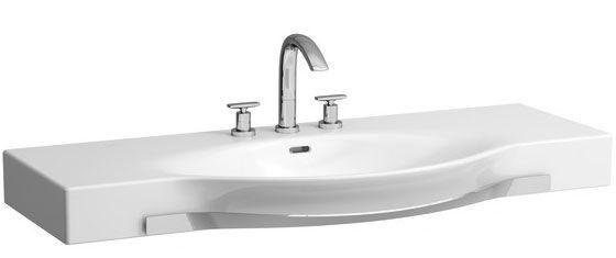 Раковина 120х51см, 1 отв. д/смес., устан. на мебель, полотенцедержатель цв.хром в компл.,, Palace New ZZ