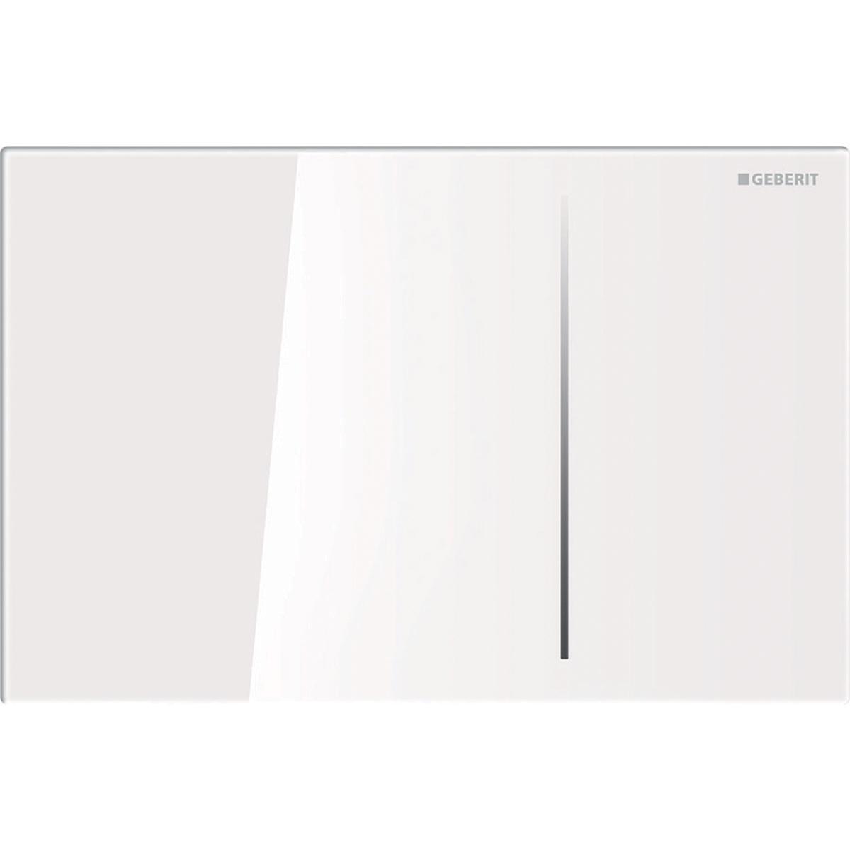 Клавиша двойного смыва, (стекло цв.белый), Sigma 70 ZZ