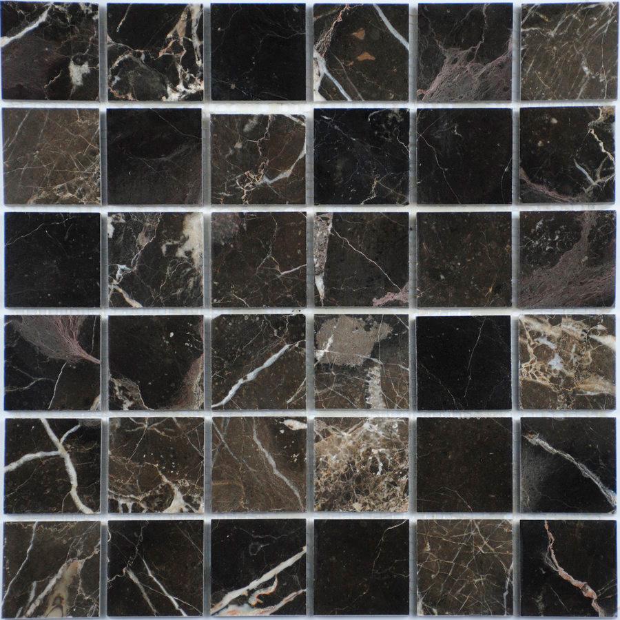 Мозаика из камня на сетке М20-302-48Р ZZ 30.5x30.5