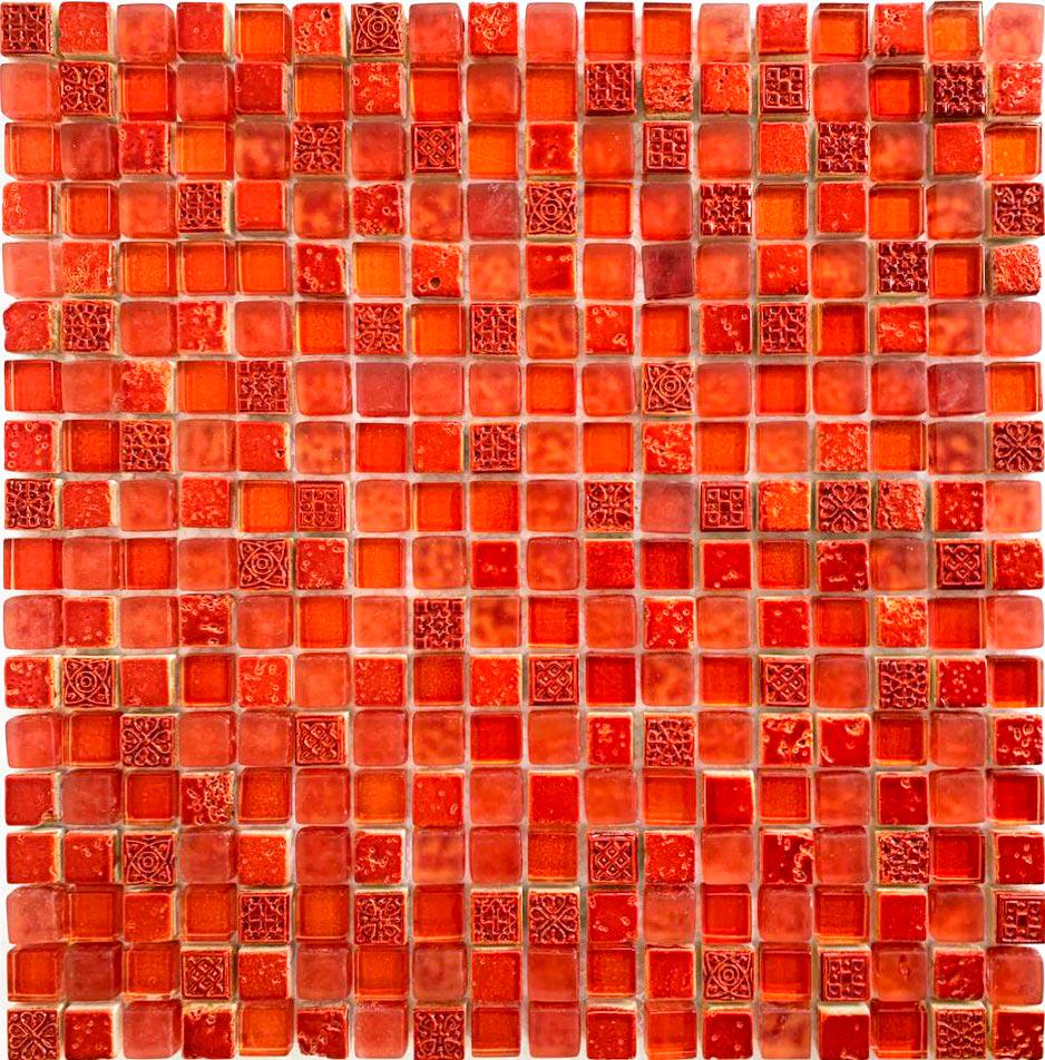 Мозаика из стекла на сетке SK10-212 ZZ 30x30