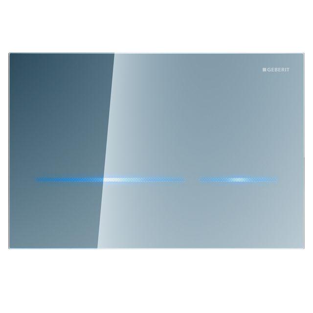 Клавиша двойного смыва бесконт, работа от сети 110-230В,(для монт.элем д/унит. арт.111.300.00.5, БЕЗ б/питан арт.115.861.00.1), (зерк/стек)Sigma 80 ZZ