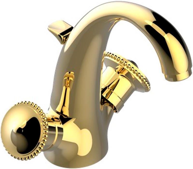 Смеситель на раковину, на 1 отв., с д.к. (цв. золото (Dore)) Vendome ZZ