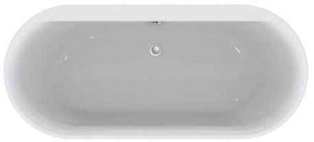 Ванна 1800х800хh450мм, встраиваемая, овальная, без ножек арт.K727467 или T603467 и слива-перелива, (акрил), Connect Air ZZ