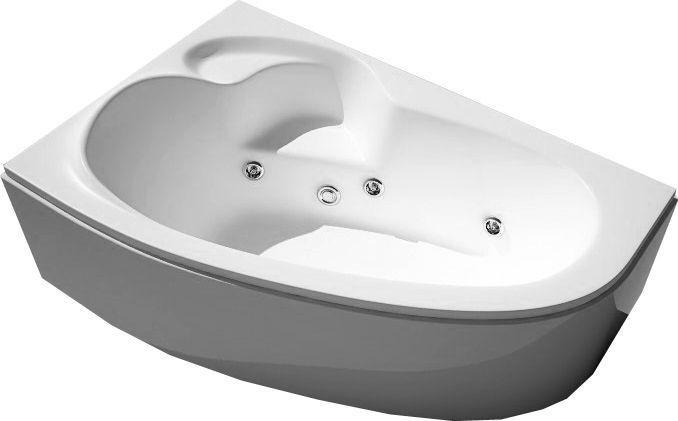 Ванна Talia (правая) "Массаж стандарт", гидромассаж, аэромассаж, 170х110х58,5см, на раме, слив/перелив и панель в компл., ZZ