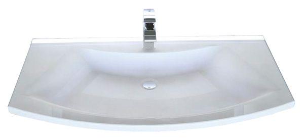 Раковина 90х50см, 1 отв.д/смес., (полимер. цв. белый), Marine ZZ