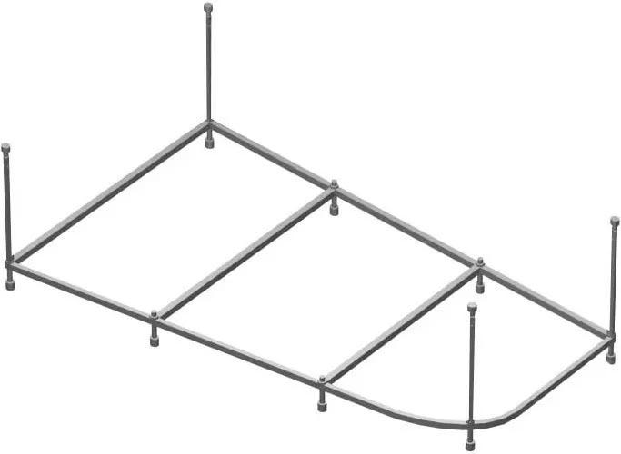 Усиленная рама 170х90см, для ванны Geta ZZ