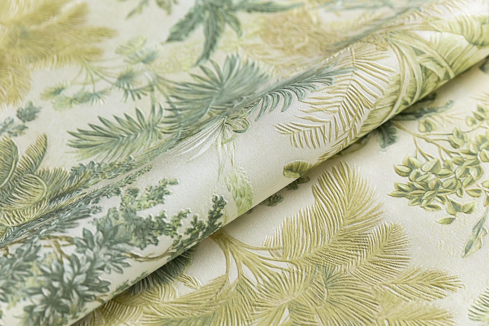 Обои виниловые Оазис мотив, зелёный ZZ